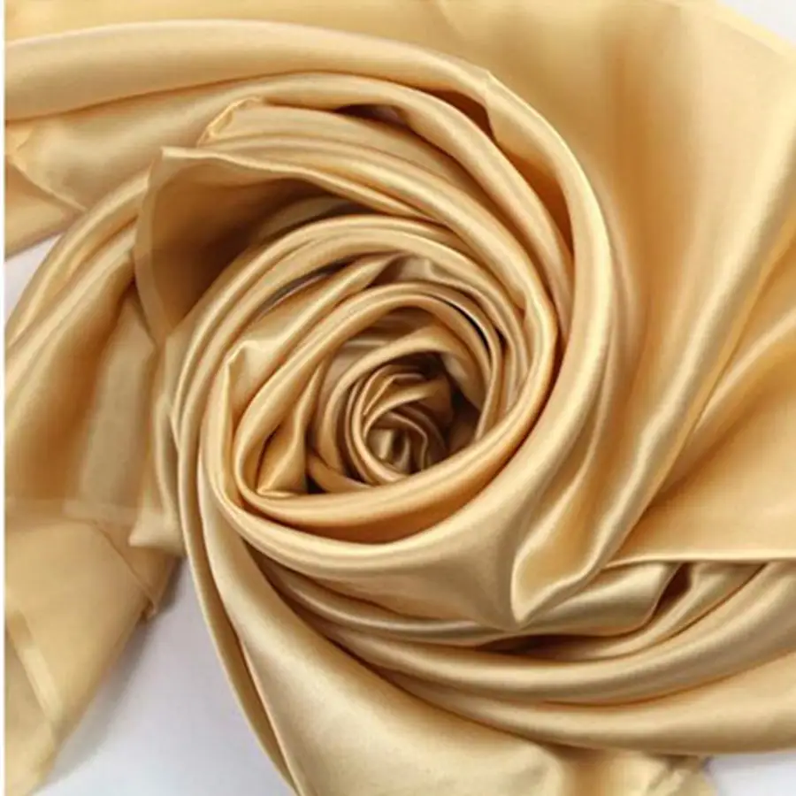 Tissu 100% en Soie Mûre, Couleur Unie, Multicolore, Largeur 114 cm, Livraison Gratuite