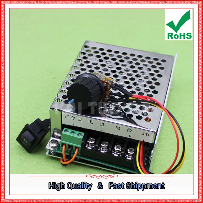 PWM DC Motor Controller Down Shun Speed Control Forward Drive Reverse Switching Module 12V 24V 0.61KG