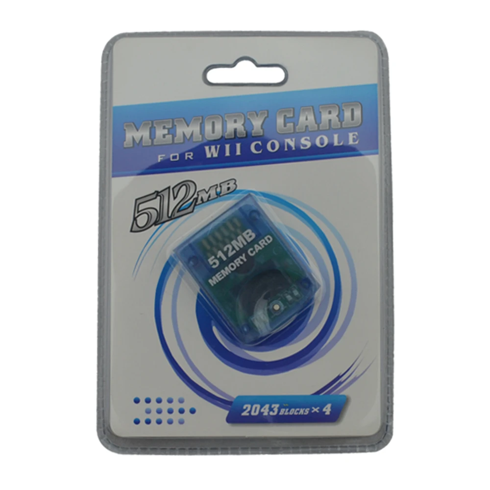 10PCS Top-selling Practical Game 512MB Memory Card  for Wii for Gamecube for GC Game System Console game 512M save