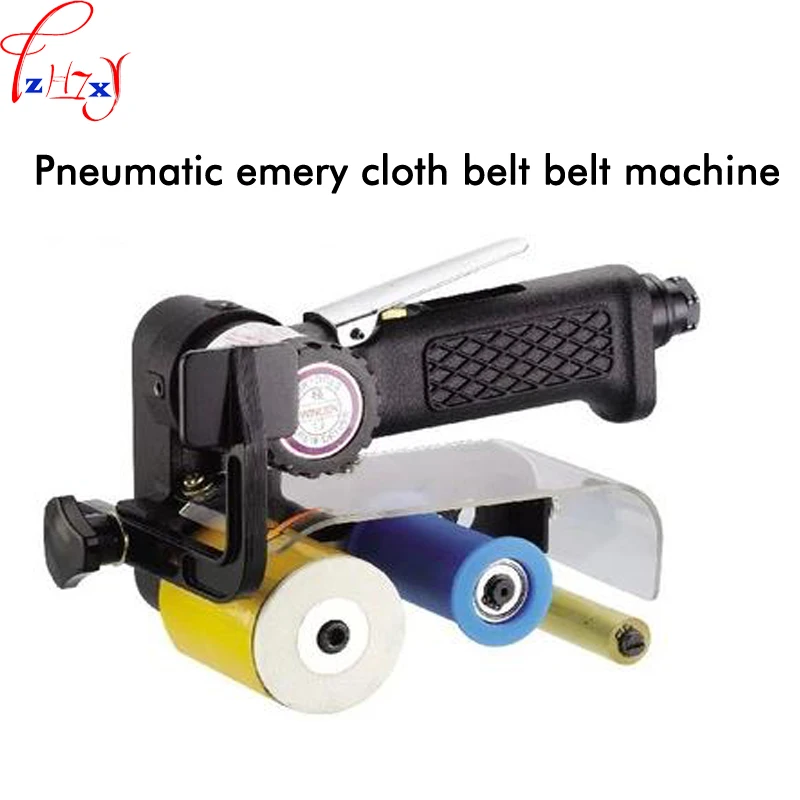 New Pneumatic ring sandpaper machine CY-39360 pneumatic abrasive cloth ring belt machine grinding tools 1pc