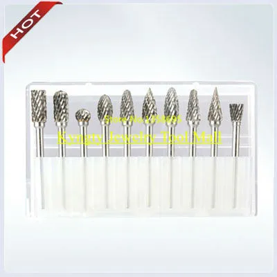 

2.35*6 mm Tungsten Carbide Burs Set Dental Bur Diamond Tool Head Dia 6 mm 10 pcs / box Jewelry Making Tools Jewelry Hobby Tools