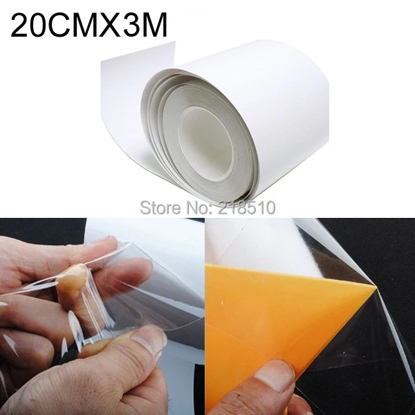 Cheapest Rhino Skin Car Bumper Hood Paint Protection Film styling Vinyl Clear Transparence Film (20cmx3m Thickness:0.2mm)