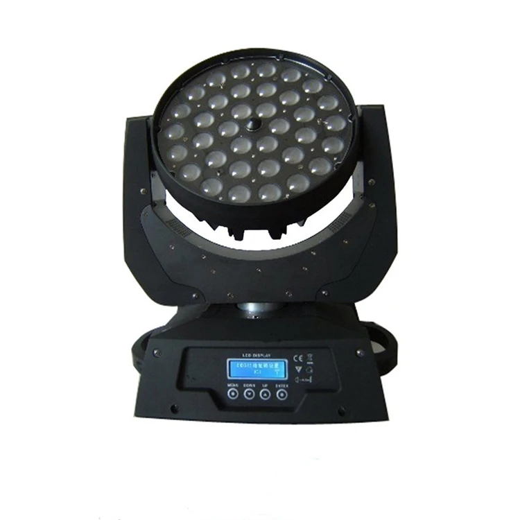 4 pieces/lot flightcase packed led moving heads rgbw ktv dj light rgbw 4in1 led wash moving head 36 x 12w