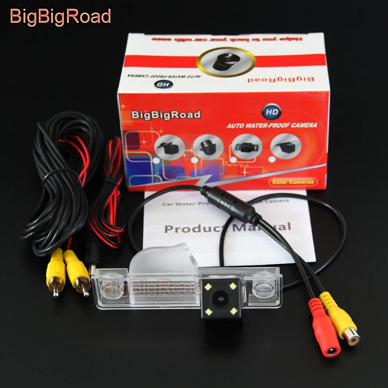 

BigBigRoad Car Rear View Reverse Backup Parking Camera For Roewe 350 / MG GT 350 2010 2011 2012 2013 2014 2015 2016 Waterproof