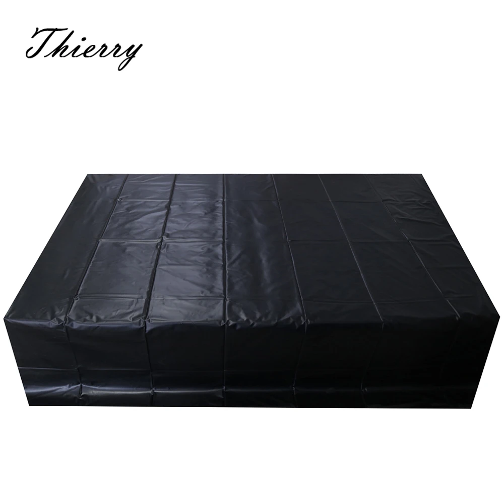 Thierry Patent Leather Waterproof  Sheets Sex Furniture for Couples, SM Bondage Flirting Auxiliary Sex Products for Adult Games