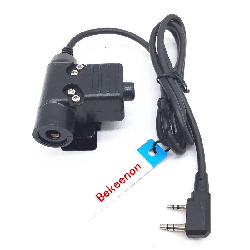 K plug 2pins for KENWOOD Baofeng 888s UV5R UV82 Wouxun TYT LINTON etc radios