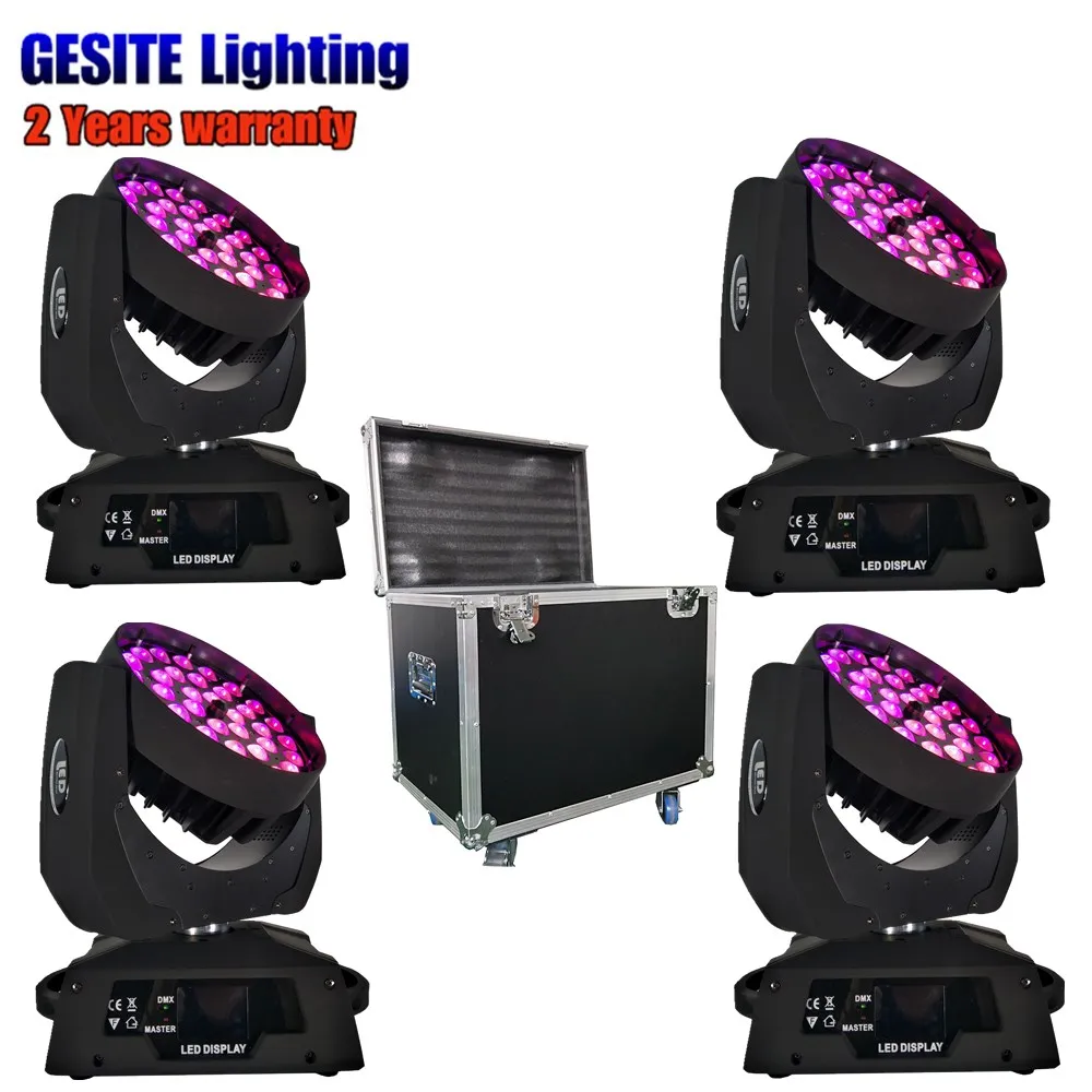 

flight case LED 36x15W 5in1 RGBWA with zoom beam wash moving head led wash stage light