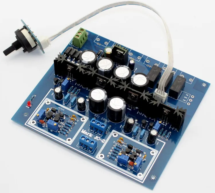 ZTX550 ZTX450 K364 J104 IRF610 IRF9610 HIFI JC-2 Preamplifier Board With 3 Ways Input Switch Preamp Board