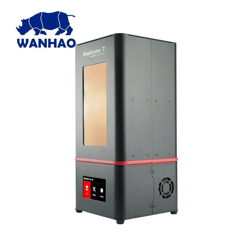 

China top 10 SLA DLP 3D printer Wanhao D7 plus 3D printer machine factory DIY 3D color printer with 405um resion