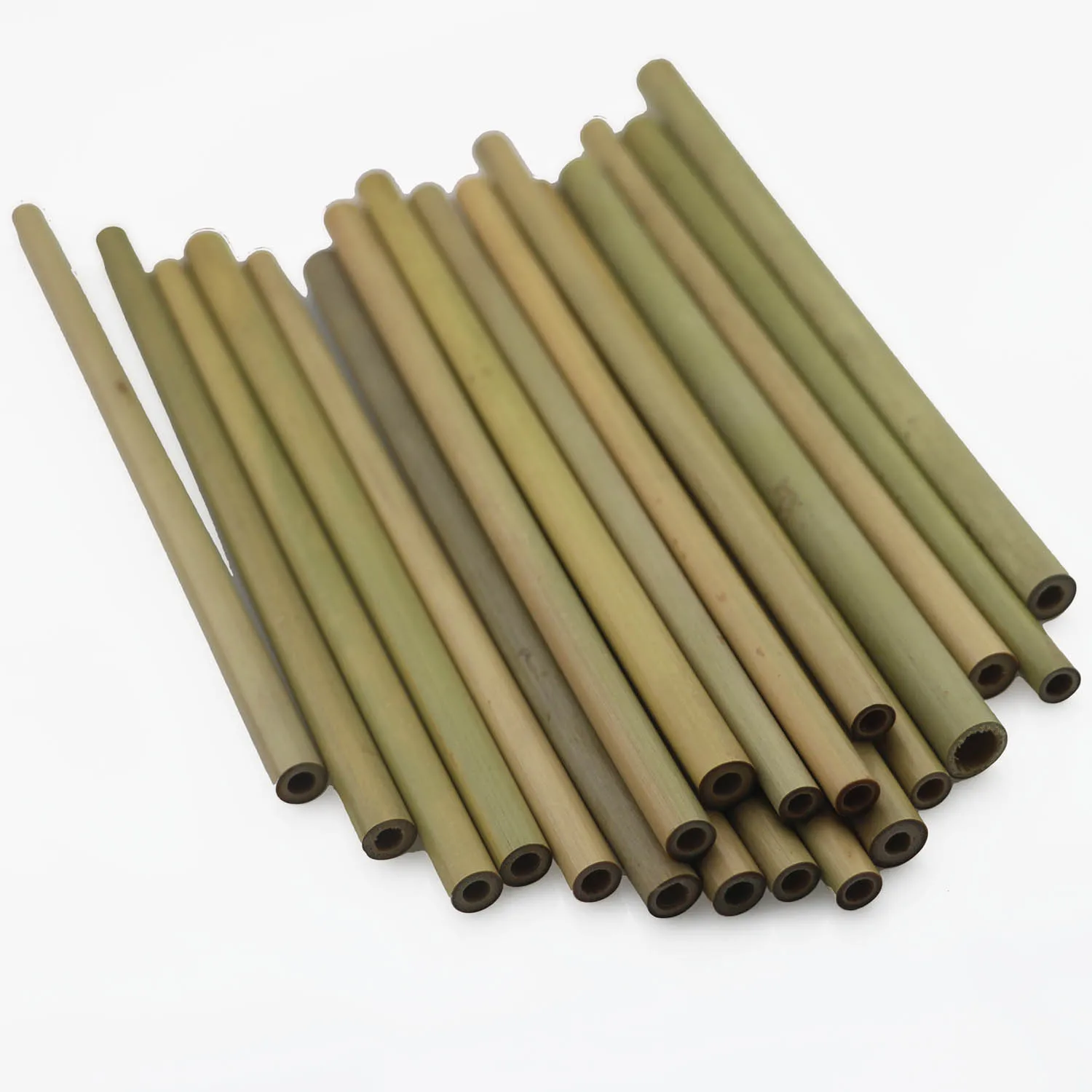 10pcs/set Bamboo Drinking Straws Reusable Eco-Friendly Straw Zero Waste Straw Home Party Camping Travel Straw with Cleaner Brush