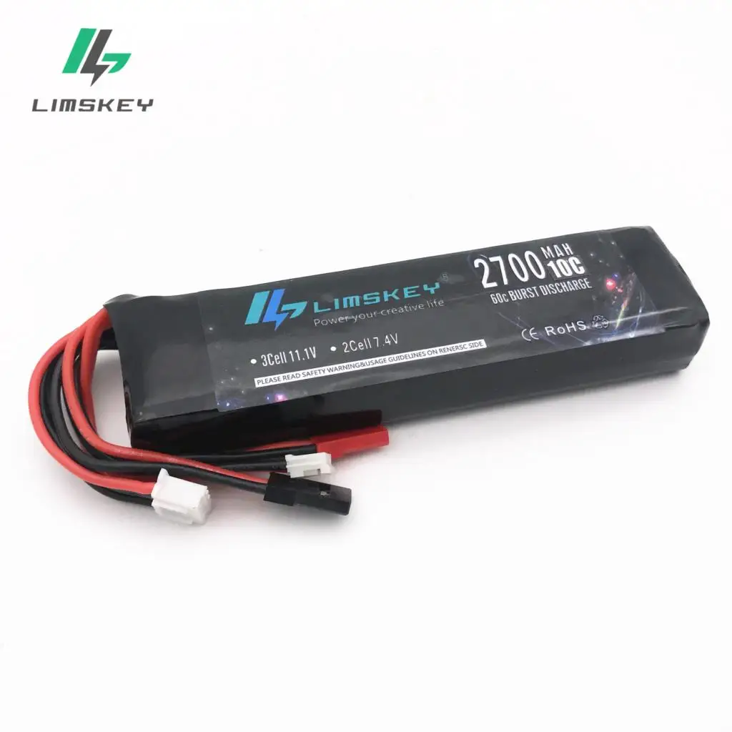 11.1V 2700mAh 3S Li-Po Battery for Walkera DEVO 7 T8FB DEVO 10 DEVO12E F12E WFLY9 RadioLink AT9 AT10 AT90S Transmitter 2600mah