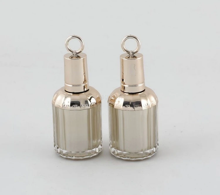 300pcs/lot 10ml Empty Clear Nail Oil Bottles, Acrylic Nail Polish Pump Bottles,Refillable Cosmetic Packaging Bottles