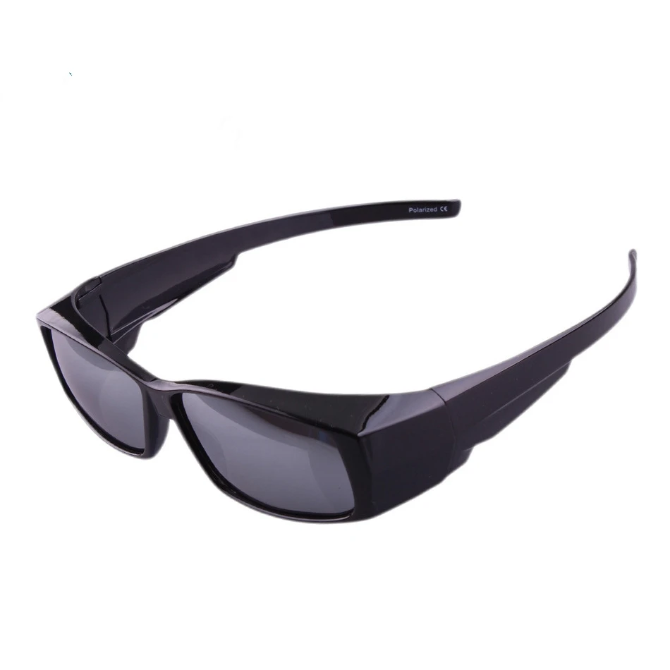 Outdoor sport sunglasses Polarized Lens Cover Fit Over Sun Eye glasses Wear Over Myopia For Outdoor Racing Sports Sunglasses