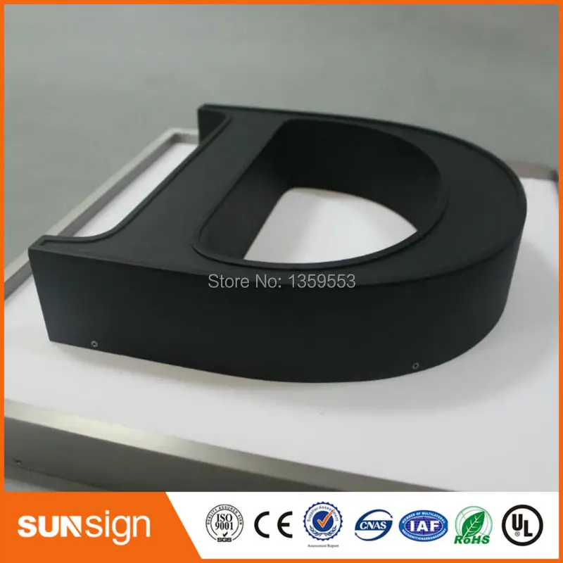 LED channel letter signs type 3d signs