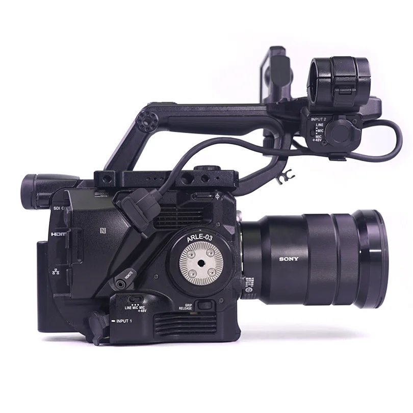 Lanparte Camera Handgrip Rosette Adapter of Arri Standard for SONY FS5, FS5 Mark II