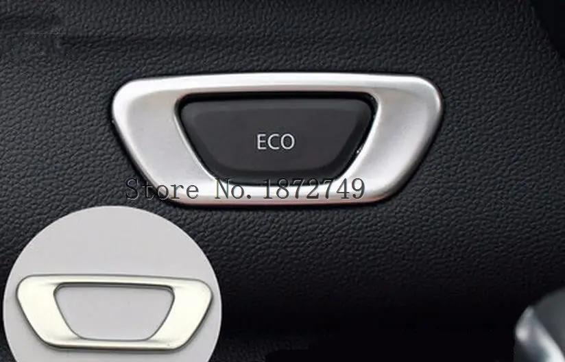 

interior For Renault Kadjar 2016 ABS Interior EOC Switch Button Cover Trim 1pcs