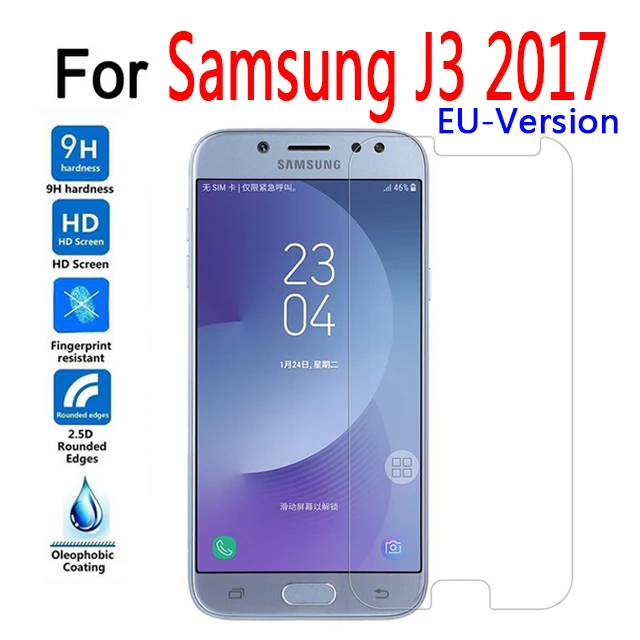 Tempered Glass For Samsung Galaxy J3 2017 Pro EU-Version Film Screen Protector For Samsung Galaxy J330 SM-J330F J3 Prime Glass