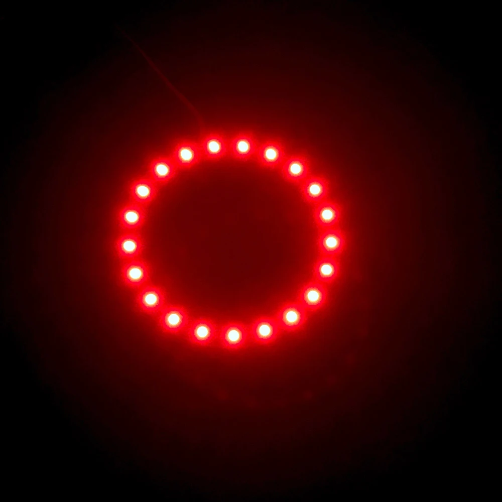 1 pz x bianco giallo blu verde rosso 100mm 3528 30 SMD Car Led Angel Eyes Halo Ring Light Car Light