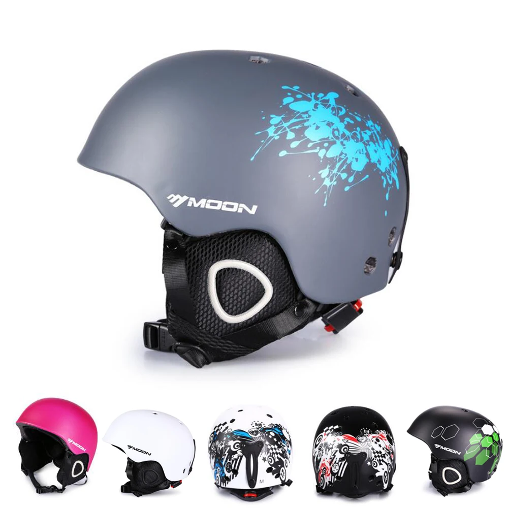 Ultimate Lightweight Ski Helmet Size M/L, Snowboard Helmet for Men Women with Detachable Earmuffs to Regulate Body Tempareture