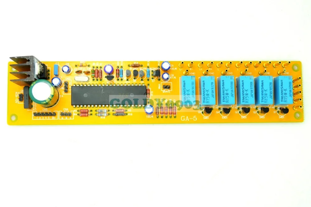GA-5สี่ช่อง Remote Volume ชุด ALPS มอเตอร์ Potentiometer AC9-12V อินพุต RCA