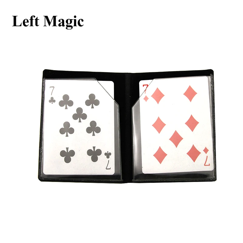 Optical Wallet Card Appearing Magic Tricks Wallet Melting With Magnet Card Street Stage Close Up Magic Illusion Mentalism