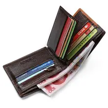 Genuine leather men's wallet #3