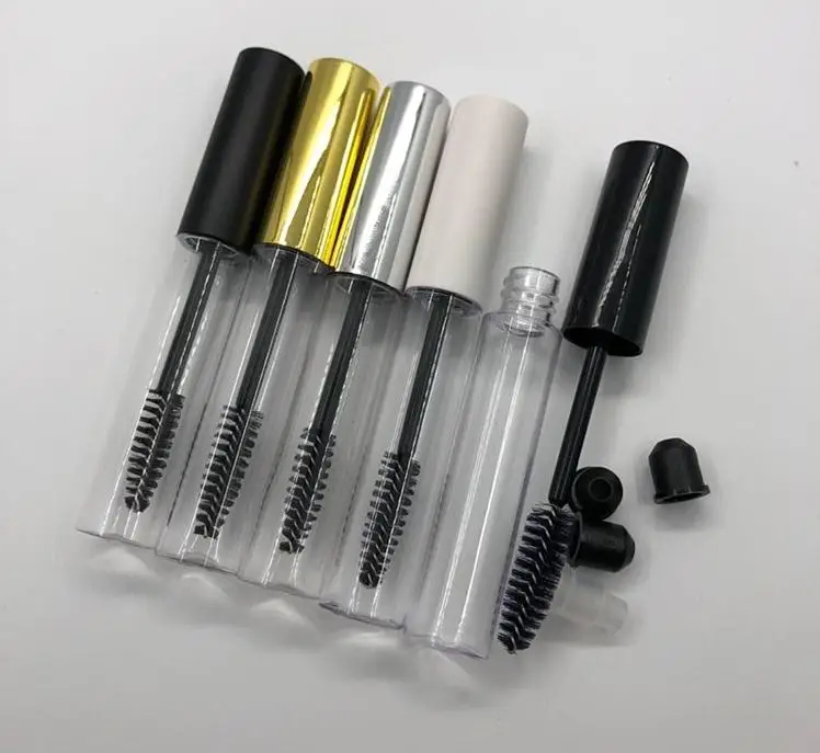 10ML Empty Mascara Bottle Container Tube with Eyelash Wand Brush Round Eyelash Bottles Empty Mascara Packing Bottles SN1838