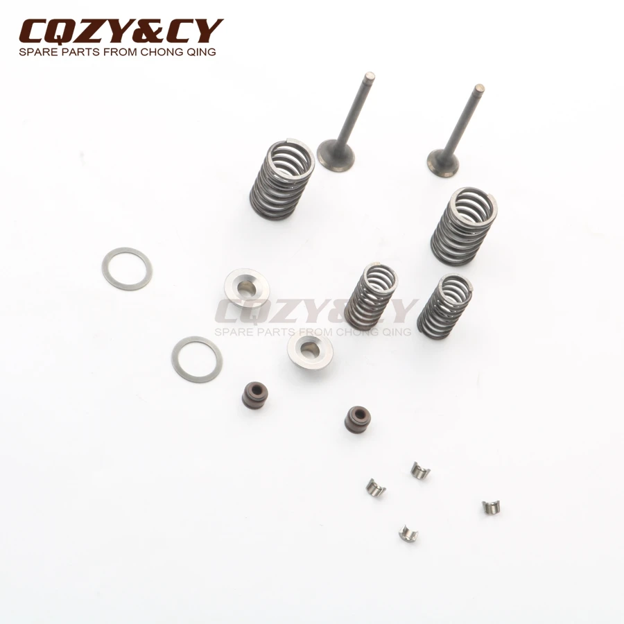 Scooter 16*18mm 64mm INTAKE EXHAUST Valves Set for GY6 139QMB 139QMA 50cc 60cc 4-stroke