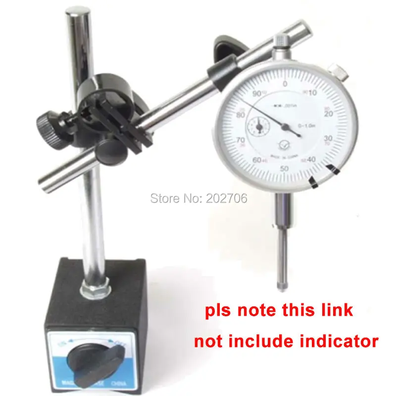 60kg Magnetic base magnetic stand with fine adjustment for DTI Gauge Clock Dial Test Indicator