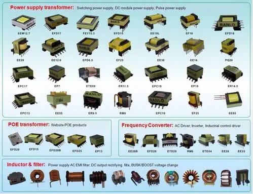 EE10 High frequency transformer DC to AC converter / inverter 12V to 220V new and original