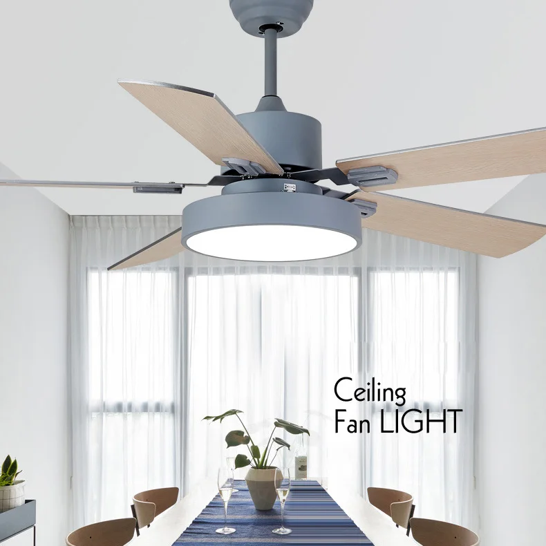 

Modern Style Creative Ceiling Fans Light 42 Inch House Ceiling Fans Chandelier with Remote Control