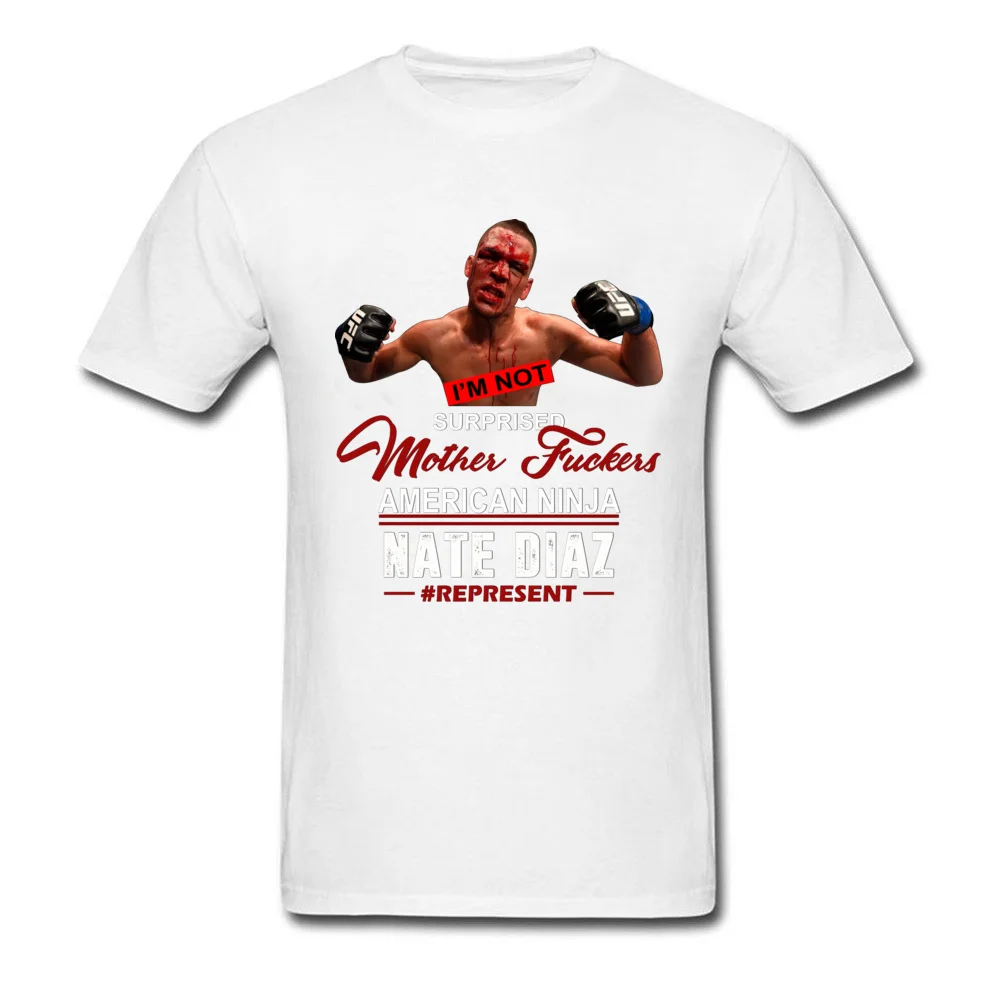 Fighting Nate Diaz T Shirt Wrestler Winner Men\'s Tshirt Cool Design Full Cotton O-Neck Tee Shirt Streetwear Bodybuilding Tshirts