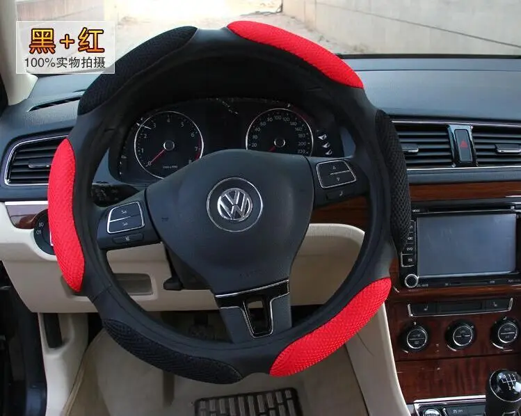 Car Steering Wheel Cover Car Cushion Interior Cover 38 Cm ix35 ix25 k2 k3 Sandwich Sport Type Car Steering Wheel Covers Movement