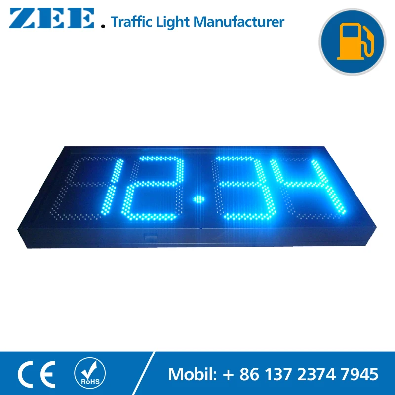 Gas Station LED Price Sign 8 inches LED Price Signal Oil Station Wireless Remote Control Price Display