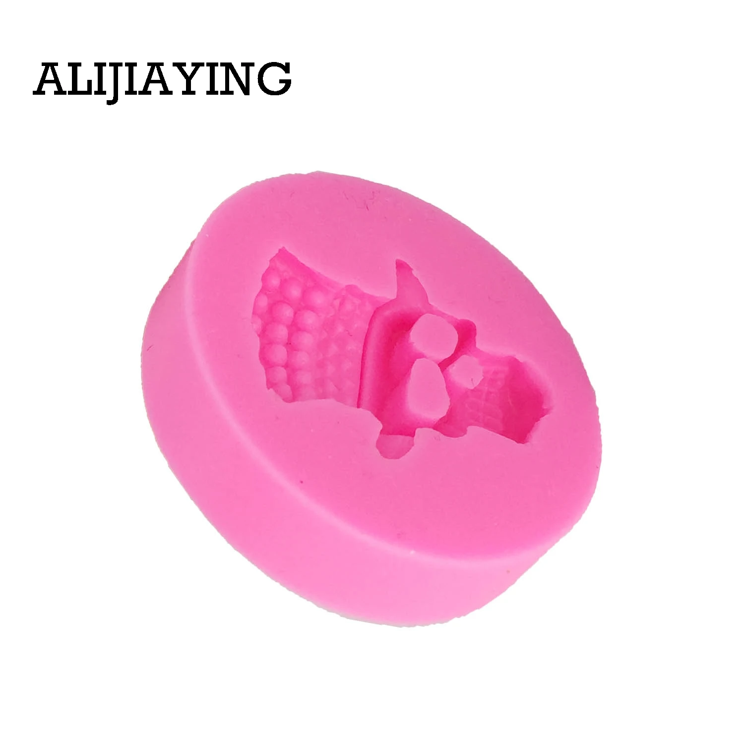 DY0031 Skull Fondant Silicone Mold Sugar Craft Cake Decorating tools DIY molds Clay Candy Moulds