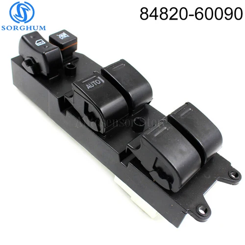 84820-60090 Botón de interruptor de Control del regulador del elevador de ventana principal para Toyota Avalon Camry Corolla 2003-2008 8482060090
