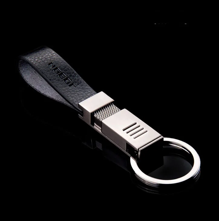 New Fashion High-end leather Keychain Car Key Chain Key Ring high-end single ring Keyring For Best Gift wholesale #17126