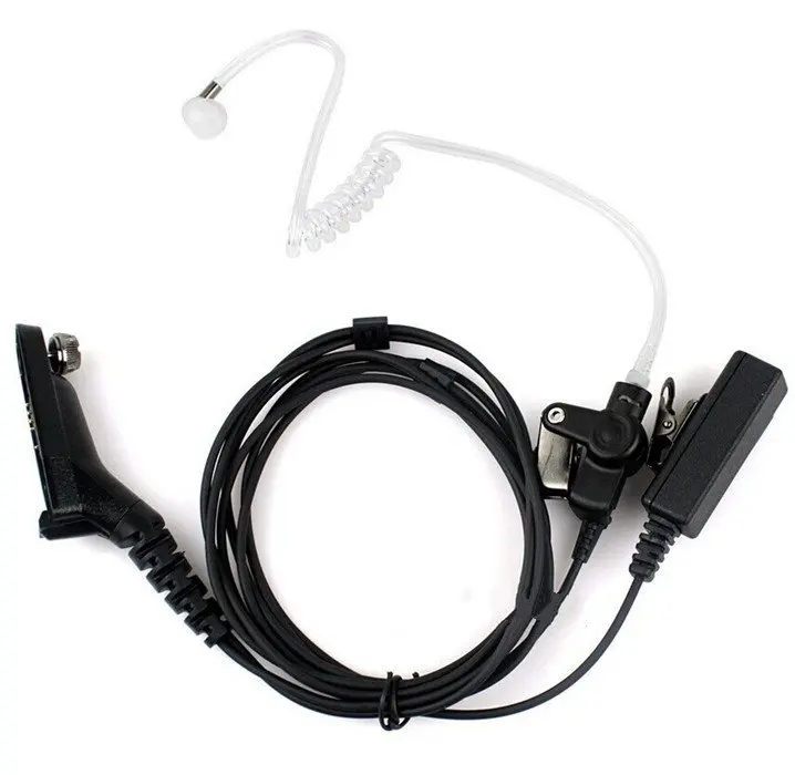 FBI PTT Air Tube Earpiece Mic Headset For Motorola Portable Radio APX2000 APX7000 APX6000 APX7500 DP4601 Walkie Talkie XiR P8668