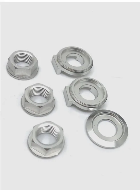 Folding bicycle nut For Brompton rear wheel CNC nut with limit washer combination External change 2 speed wheel 11g