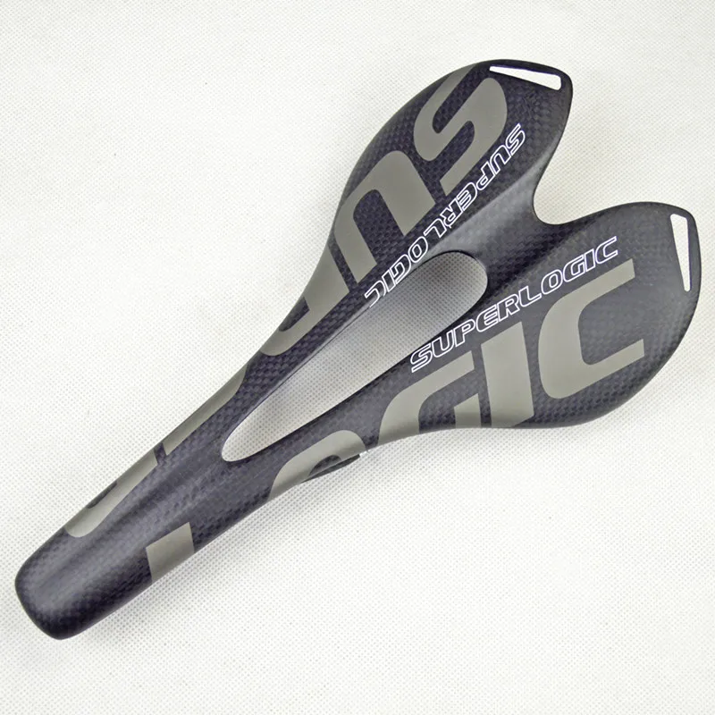 superlogic 3K Vollcarbon-Fahrradsattel für Rennrad und MTB, mattierter Fahrradsitz, 275*143mm, Fahrradteile – Detail 5