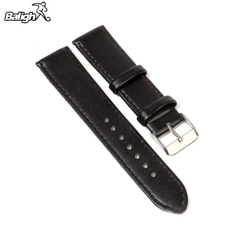 Newest Fashion Relogio Strap Black And Coffee Genuine Leather Alligator Crocodile Grain Watch Band