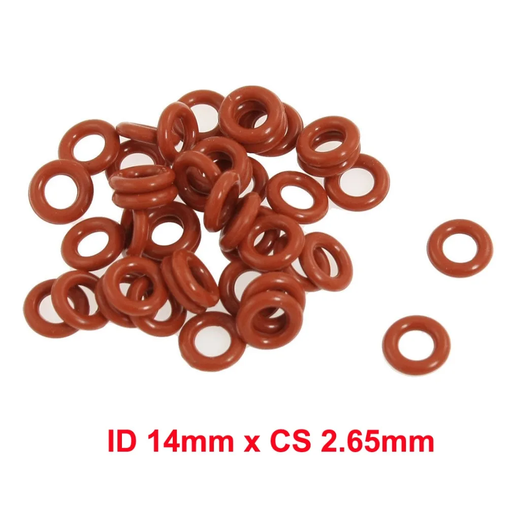 

ID 14mm x CS 2.65mm silicon rubber o ring gaskets