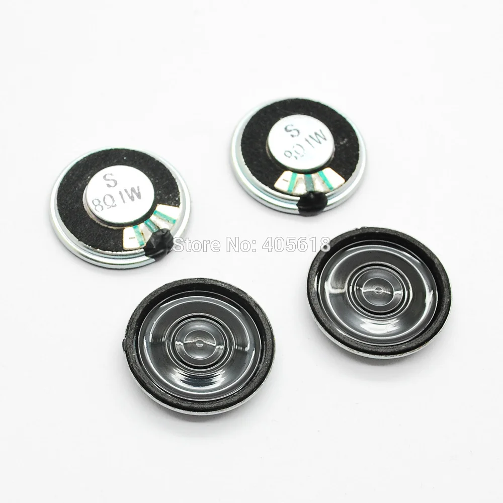 10pcs 1W 8 Ohm 8R Speaker D23xH6mm Magentic Type Round Metal Shell Speaker Horn mini speaker  for DVD