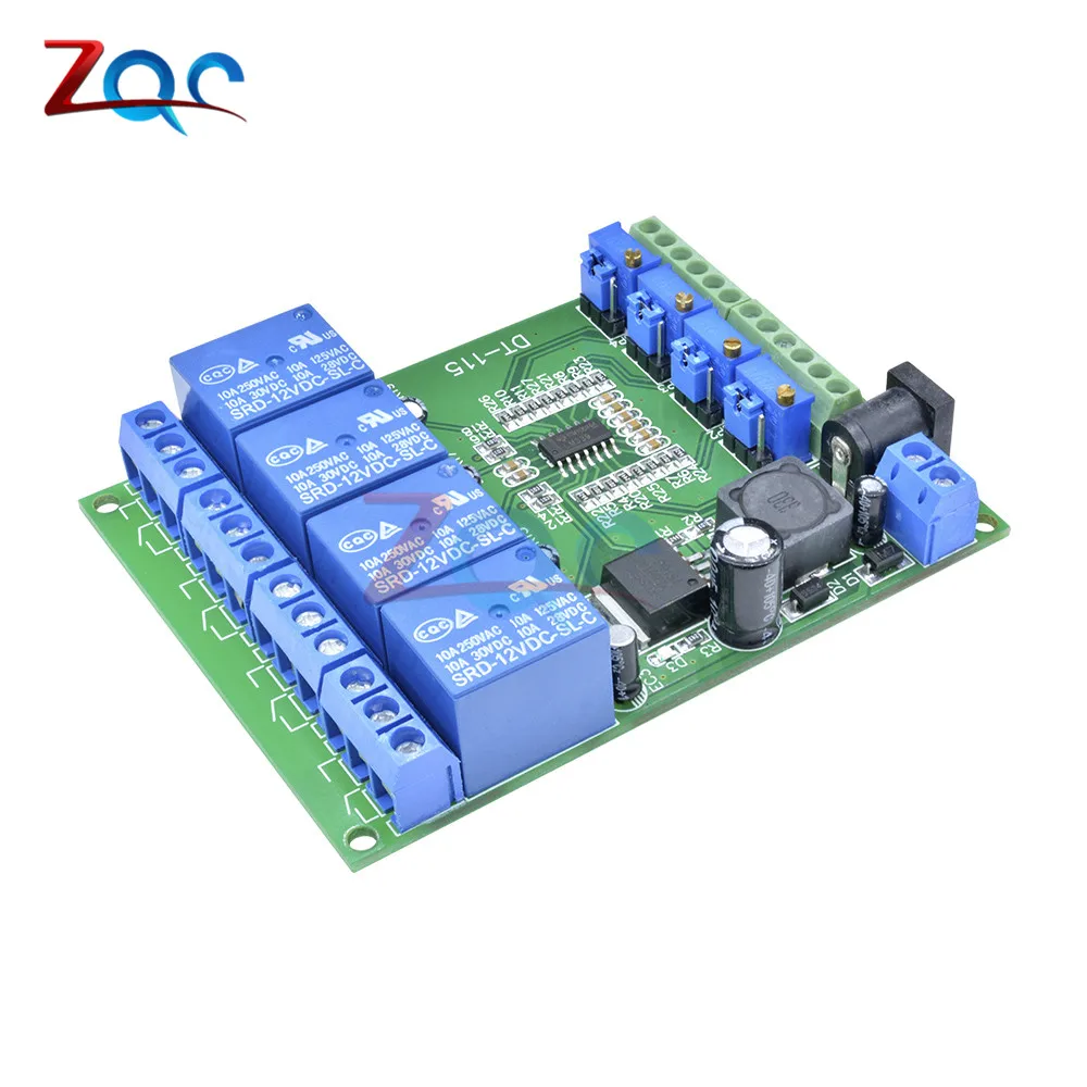 LM393 Comparatore di Tensione Relè Modulo 1/2/4CH con 5V/12V/24V Volt confronto di Bordo per il Settore Automobilistico Circuito Circuito di Modifica