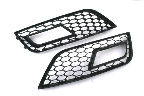 

RS Style Honeycomb Vented Black Fog Light Grille for audi A4 B8