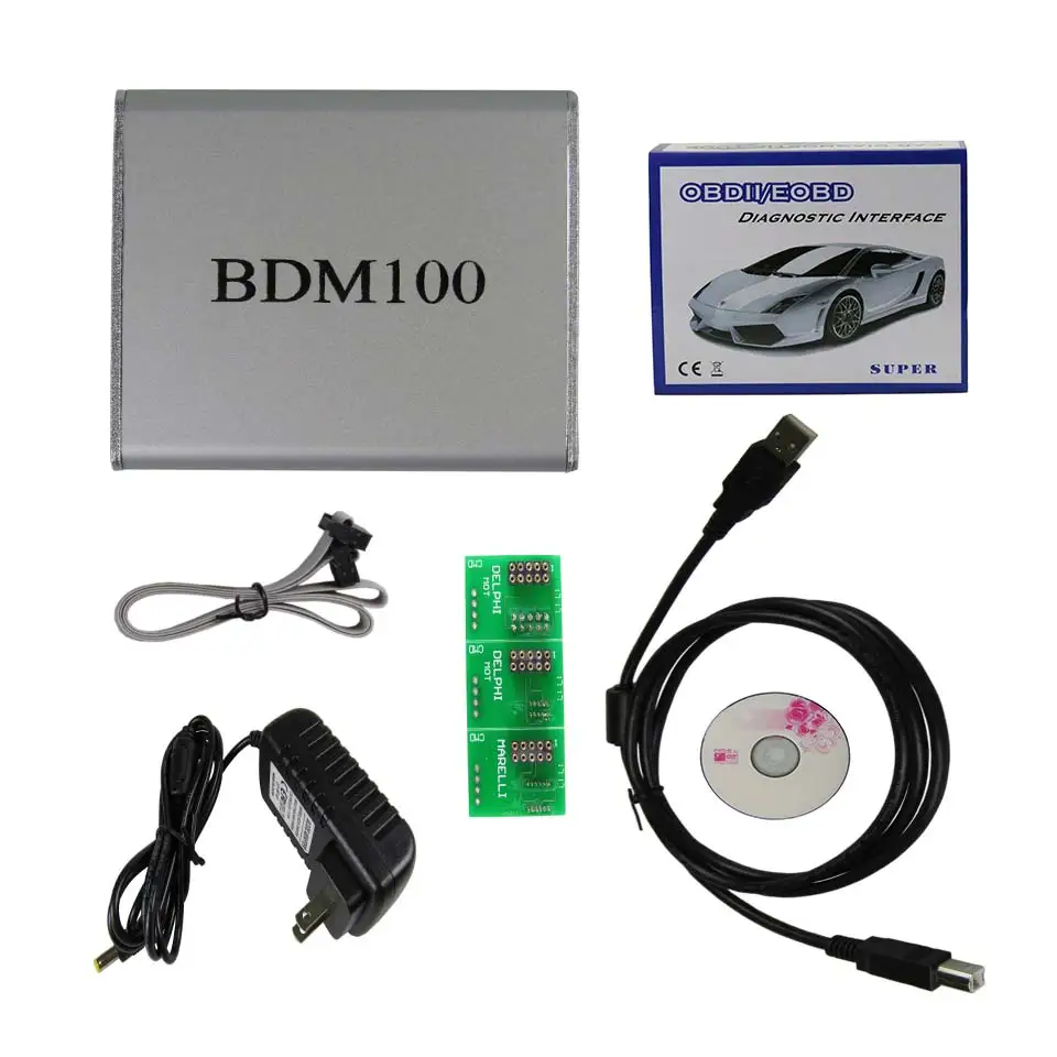 Hot Best BDM100 CDM1255 ECU Programmer with Adapter ECU-Chip Tuning Tools BDM Frame ECU Readers Cars Diagnostic-Tools