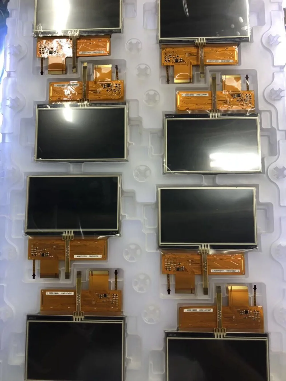 Original tela de lcd de 4.3 polegadas com tela sensível ao toque embutida frete grátis