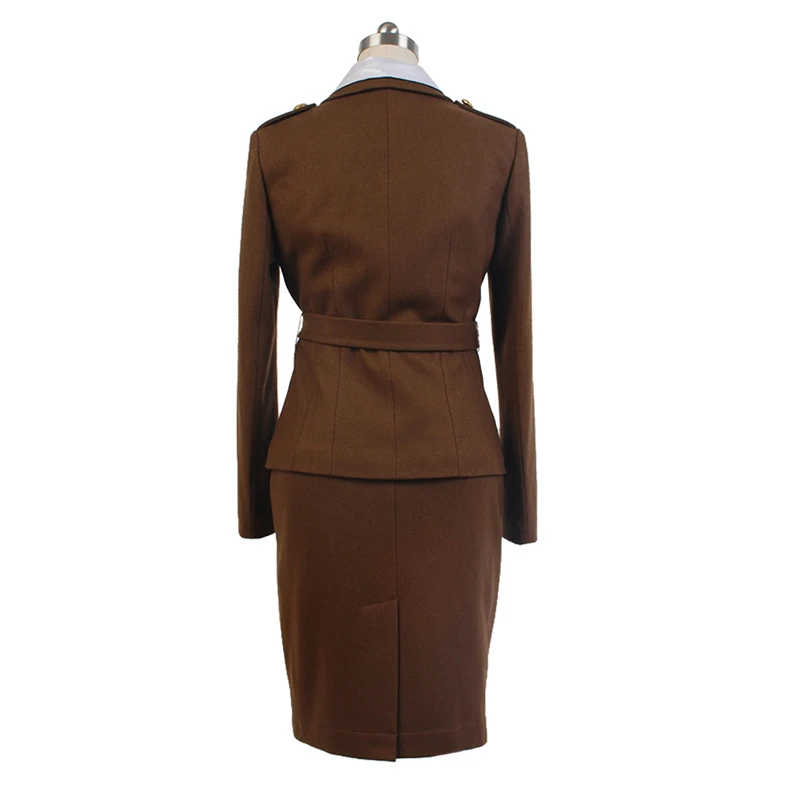 Traje Cosplay completo para mulheres adultas, agente Peggy Carter, 2 cores