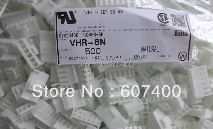 

VHR-6N CONN HOUSING VH 6POS 3.96MM WHITE HOUSINGS Connectors terminals housings 100% new and original parts