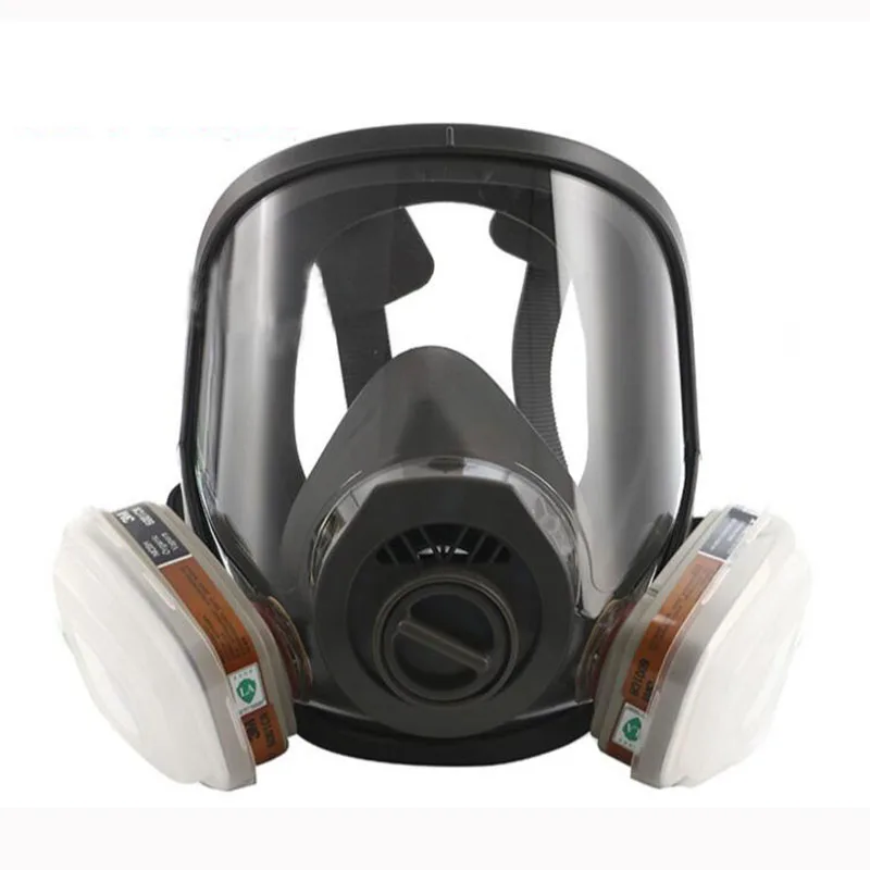 Double Use Satety Respirator Mask 17 In 1 Suit Painting Spray Gas Mask Same For 3M 6800 Industry Dust Gas Mask with 3M Filter